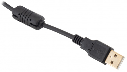 Наушники с микрофоном Оклик HS-L810G ANONYMOUS черный 2.2м мониторные оголовье (1460164) фото 7