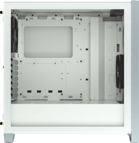 Корпус Corsair 4000D Tempered Glass белый без БП ATX 4x120mm 4x140mm 1xUSB3.0 audio bott PSU фото 3