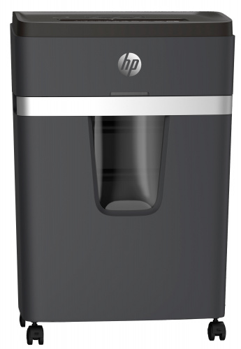 Шредер HP Pro 18CC черный С-4 фрагменты 18лист. 25лтр. скрепки скобы пл.карты