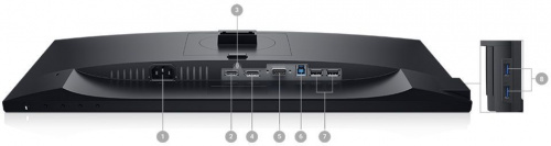 Монитор Dell 21.5" P2219H черный IPS LED 8ms 16:9 HDMI матовая HAS Pivot 1000:1 250cd 178гр/178гр 1920x1080 D-Sub DisplayPort FHD USB 2.75кг фото 4