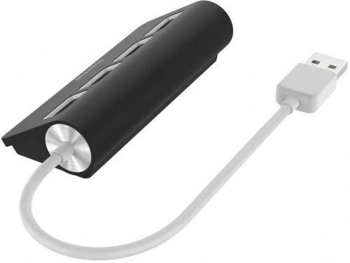 Разветвитель USB 2.0 Hama H- 200119 4порт. серый (00200119) фото 2