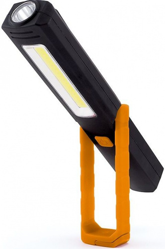 Фонарь универсальный Яркий Луч ОPTIMUS Slim черный/оранжевый 3Вт лам.:светодиод. 210lx AAAx3 фото 2