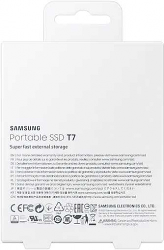 Накопитель SSD Samsung USB-C 1TB MU-PC1T0R/WW T7 1.8" красный фото 8