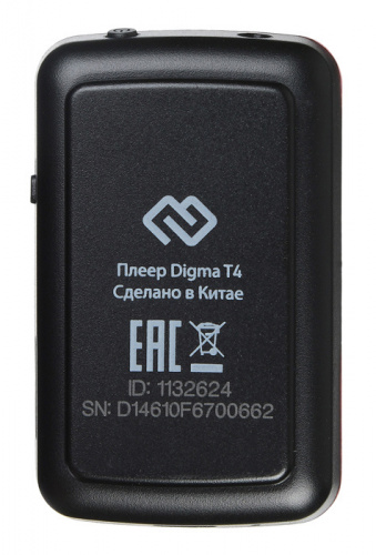 Плеер Hi-Fi Flash Digma T4 8Gb черный/красный/1.5"/FM/microSDHC/clip фото 8