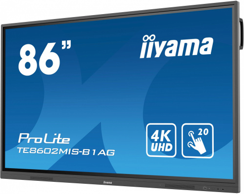 Панель Iiyama 85" TE8602MIS-B1AG черный IPS LED 16:9 DVI HDMI M/M матовая 400cd 178гр/178гр 3840x2160 D-Sub Ultra HD USB 66.8кг фото 5