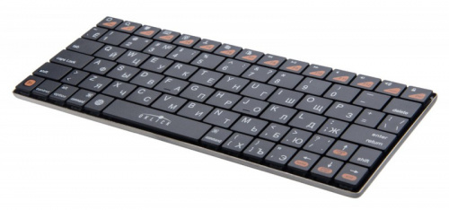 Клавиатура Оклик 840S черный USB беспроводная BT slim фото 6