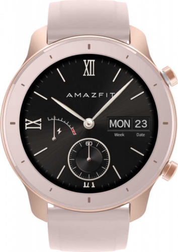 Смарт-часы Amazfit GTR 42мм 1.2" AMOLED розовый фото 2