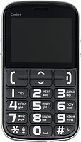 Мобильный телефон BQ 2441 Comfort 32Mb черный/серебристый моноблок 2Sim 2.4" 240x320 0.08Mpix GSM900/1800 GSM1900 MP3 FM microSD max16Gb