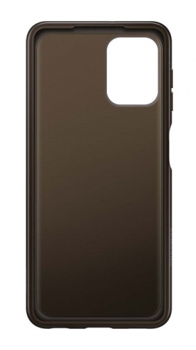 Чехол (клип-кейс) Samsung для Samsung Galaxy A22 Soft Clear Cover черный (EF-QA225TBEGRU) фото 3