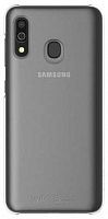 Чехол (клип-кейс) Samsung для Samsung Galaxy A30 WITS Premium Hard Case прозрачный/серебристый (GP-FPA305WSBSW)