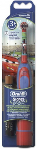 Зубная щетка электрическая Oral-B Kids Cars красный фото 11