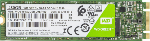 Накопитель SSD WD Original SATA III 480Gb WDS480G2G0B Green M.2 2280 фото 2