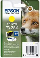 Картридж струйный Epson T1284 C13T12844012 желтый (260стр.) (3.5мл) для Epson S22/SX125