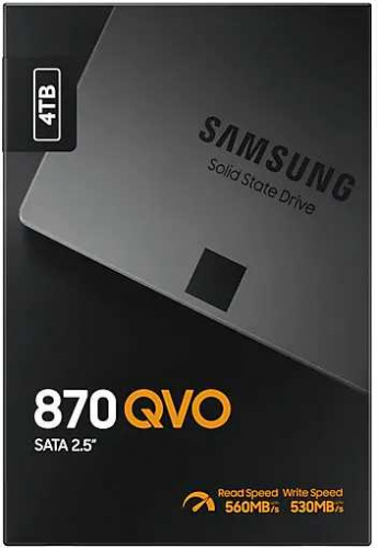Накопитель SSD Samsung SATA III 4TB MZ-77Q4T0BW 870 QVO 2.5" фото 6