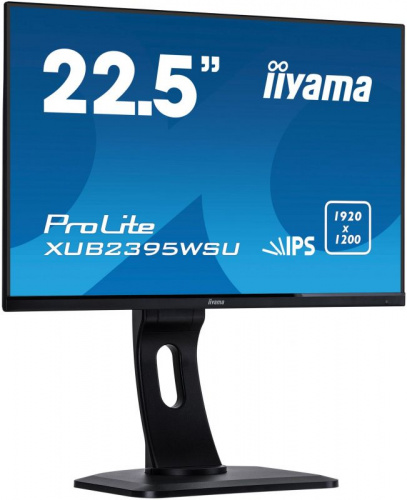 Монитор Iiyama 22.5" ProLite XUB2395WSU-B1 черный IPS LED 4ms 16:10 HDMI M/M матовая HAS Pivot 250cd 178гр/178гр 1920x1200 D-Sub DisplayPort FHD USB 5.4кг фото 3