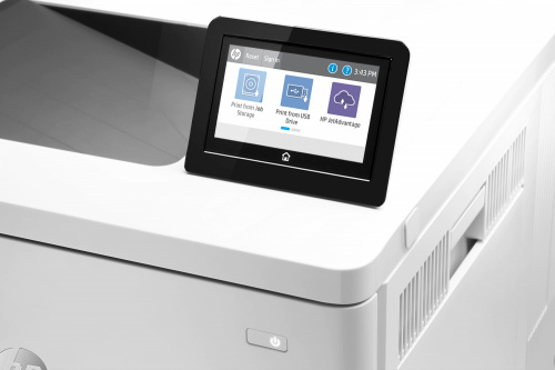 Принтер лазерный HP Color LaserJet Enterprise M555dn (7ZU78A) A4 Duplex белый фото 6