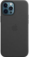 Чехол (клип-кейс) Apple для Apple iPhone 12 Pro Max Leather Case with MagSafe черный (MHKM3ZE/A)