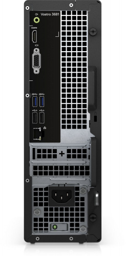ПК Dell Vostro 3681 SFF i3 10100 (3.6)/8Gb/SSD256Gb/UHDG 630/DVDRW/CR/Linux/GbitEth/WiFi/BT/200W/клавиатура/мышь/черный фото 3