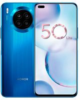Смартфон Honor 50 Lite 128Gb 6Gb голубой моноблок 3G 4G 6.78" 1080x2376 Android 11 24Mpix 802.11 a/b/g/n/ac GPS GSM900/1800 GSM1900