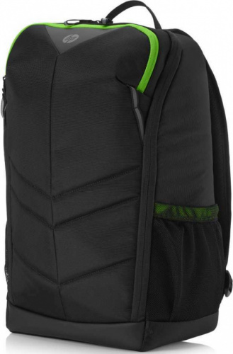 Рюкзак для ноутбука 15.6" HP Pavilion Gaming 400 черный/зеленый полиэстер женский дизайн (6EU57AA) фото 6