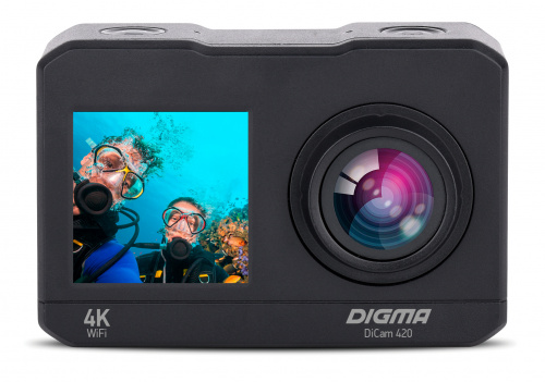 Экшн-камера Digma DiCam 420 черный фото 10