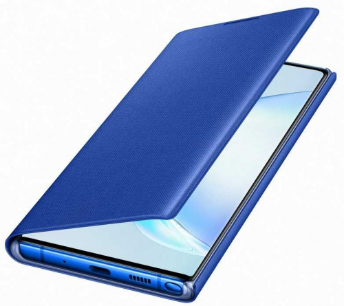 Чехол (флип-кейс) Samsung для Samsung Galaxy Note 10+ LED View Cover синий (EF-NN975PLEGRU) фото 4