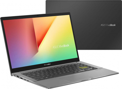 Ноутбук Asus VivoBook S433JQ-EB189T Core i5 1035G1 8Gb SSD512Gb NVIDIA GeForce MX350 2Gb 14" IPS FHD (1920x1080) Windows 10 Home black WiFi BT Cam фото 5