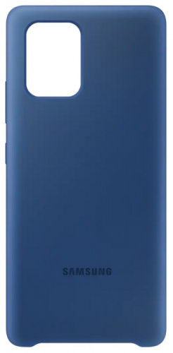 Чехол (клип-кейс) Samsung для Samsung Galaxy S10 Lite Silicone Cover синий (EF-PG770TLEGRU) фото 2