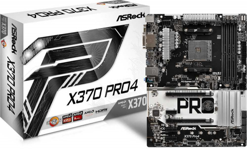 Материнская плата Asrock X370 PRO4 Soc-AM4 AMD X370 4xDDR4 ATX AC`97 8ch(7.1) GbLAN RAID+VGA+DVI+HDMI фото 5