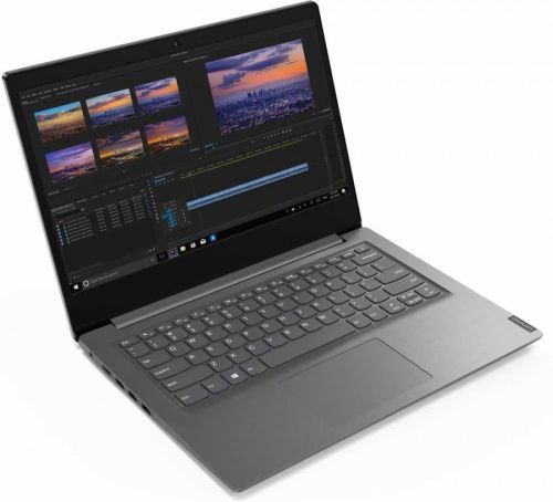 Ноутбук Lenovo V14-IIL Core i7 1065G7/8Gb/SSD256Gb/Intel Iris Plus graphics/14"/TN/FHD (1920x1080)/Windows 10 Professional 64/dk.grey/WiFi/BT/Cam фото 7