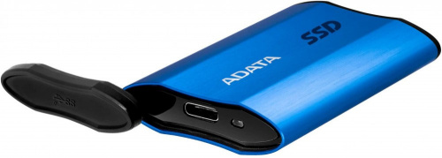 Накопитель SSD A-Data USB-C 512GB ASE800-512GU32G2-CBL SE800 1.8" синий фото 2