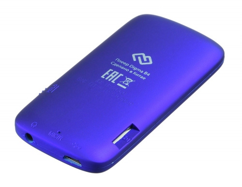 Плеер Hi-Fi Flash Digma B4 8Gb синий/1.8"/FM/microSDHC фото 7