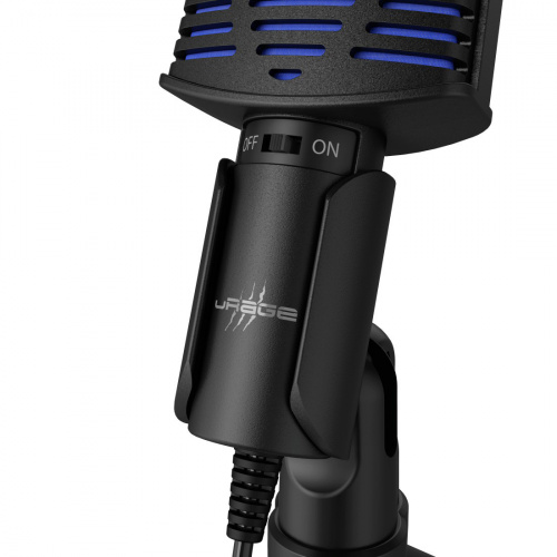 Микрофон проводной Hama Stream 100 2м черный фото 3