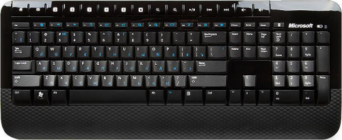 Клавиатура + мышь Microsoft 2000 клав:черный мышь:черный USB беспроводная Multimedia фото 12
