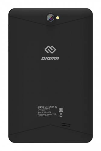 Планшет Digma CITI 7587 3G MT8321 (1.3) 4C/RAM2Gb/ROM16Gb 7" IPS 1280x800/3G/Android 9.0/черный/2Mpix/0.3Mpix/BT/GPS/WiFi/Touch/microSD 64Gb/minUSB/2000mAh фото 4