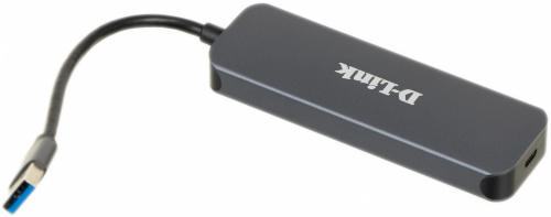 Разветвитель USB 3.0 D-Link DUB-1341 4порт. черный (DUB-1341/C2A) фото 5