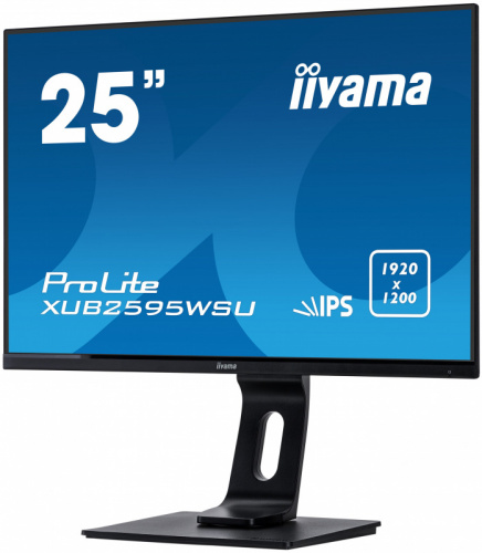 Монитор Iiyama 25" ProLite XUB2595WSU-B1 черный IPS LED 4ms 16:10 HDMI M/M матовая HAS 1000:1 300cd 178гр/178гр 1920x1200 D-Sub DisplayPort FHD USB 5.2кг фото 6