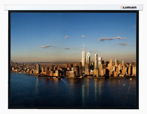 Экран Lumien 153x153см Master Picture LMP-100102 1:1 настенно-потолочный рулонный фото 2