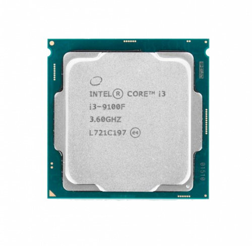Процессор Intel Original Core i3 9100F Soc-1151v2 (CM8068403377321S RF7W) (3.6GHz) OEM