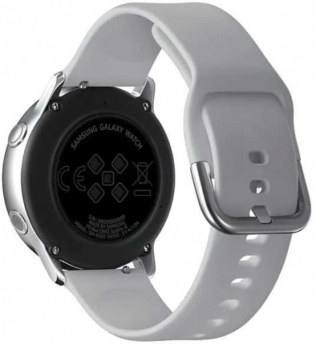 Смарт-часы Samsung Galaxy Watch Active 39.5мм 1.1" Super AMOLED серебристый (SM-R500NZSASER) фото 2