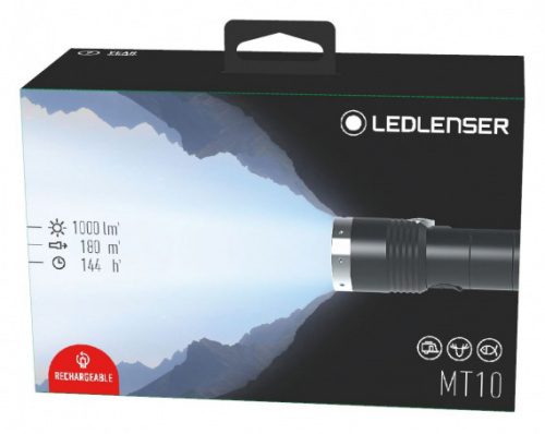 Фонарь ручной Led Lenser MT10 черный лам.:светодиод. CR18650x1 (500843) фото 3