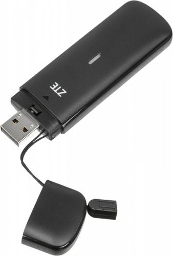 Модем 2G/3G/4G ZTE MF833N USB Firewall +Router внешний черный фото 4