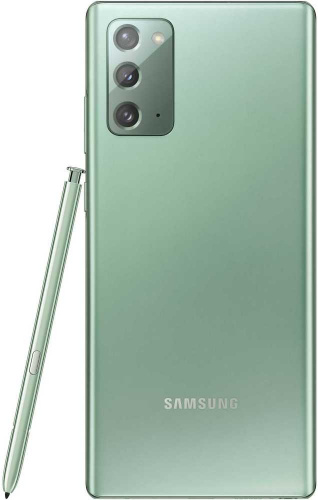 Смартфон Samsung SM-N980F Galaxy Note 20 256Gb 8Gb зеленый моноблок 3G 4G 2Sim 6.7" 1080x2400 Android 10.0 64Mpix 802.11 a/b/g/n/ac/ax NFC GPS GSM900/1800 GSM1900 TouchSc Ptotect MP3 фото 13
