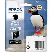Картридж струйный Epson T3248 C13T32484010 черный матовый (650стр.) (14мл) для Epson SureColor SC-P400