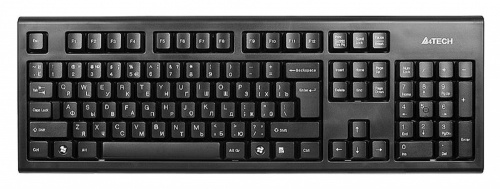 Клавиатура + мышь A4Tech 3100N клав:черный мышь:черный USB беспроводная фото 10