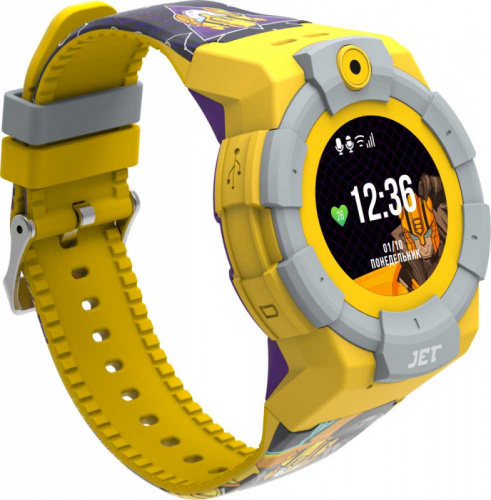 Смарт-часы Jet Kid Bumblebee 40мм 1.44" TFT желтый фото 4