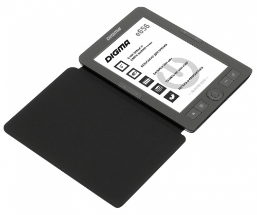 Электронная книга Digma E656 Cover 6" E-Ink Carta 800x600 600MHz/4Gb/microSDHC темно-серый (в компл.:обложка) фото 10