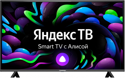 Телевизор LED Starwind 50" SW-LED50UB401 Яндекс.ТВ черный Ultra HD 60Hz DVB-T DVB-T2 DVB-C DVB-S DVB-S2 USB WiFi Smart TV (RUS)
