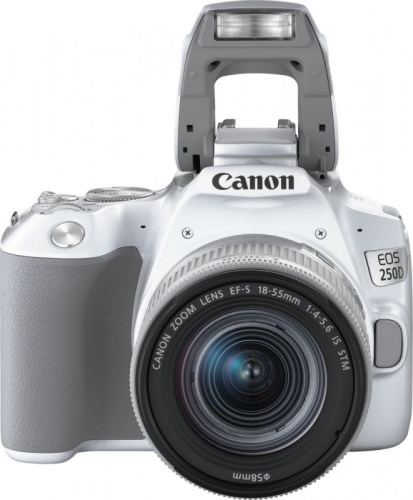 Зеркальный Фотоаппарат Canon EOS 250D белый 24.1Mpix EF-S 18-55mm f/1:4-5.6 IS STM 3" 4K Full HD SDXC Li-ion фото 2
