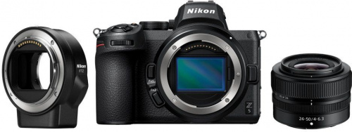 Фотоаппарат Nikon Z 5 черный 24.3Mpix 3.2" 4K WiFi 24-50 f/4-6.3 + FTZ EN-EL15c фото 3